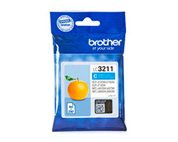 Tinta BROTHER Cian 200 páginas (LC3211C)