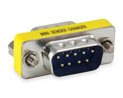 Adaptador EQUIP RS232 DB9/M a DB9/M Plata (EQ124300)