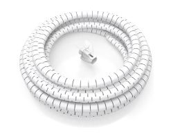 ORGANIZADOR DE CABLE AISENS FLEXIBLE 25MM 3M WHITE