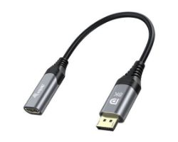 Cable EQUIP DP/M a HDMI/H 15cm Negro/Gris (EQ133446)
