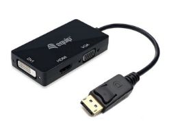 Cable EQUIP DP/M a VGA/HDMI/DVI/H 24cm Negro (EQ133441)
