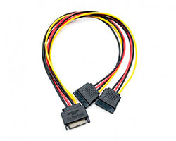 Nanocable SATA/M a 2xSATA/H 30cm (10.19.0104)