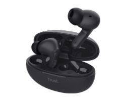 Auriculares Trust Yavi TWS Intraurales BT Negro (25296)