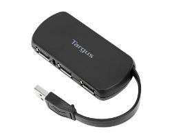 Hub TARGUS 4xUSB-A 2.0 Negro (ACH114EU)