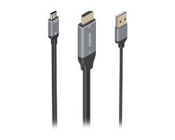 Conversor AISENS HDMI 2.0/USB-A/M a USB-C/M (A109-0871)