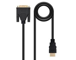 Nanocable DVI/M a HDMI A/M 5m Negro (10.15.0505)