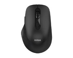 Ratón NILOX RF Wireless/BT 1600dpi Negro (NXMODWI01)