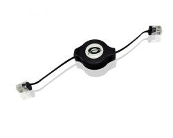Cable CONCEPTRONIC RJ45 Cat.5e 1,2m Negro (CNCAT5E12R)