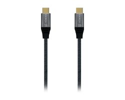 Cable AISENS USB-C 4/M a USB-C 4/M 0.6m Gris(A107-0670)