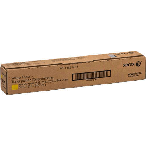 Xerox WorkCentre 7525/7535/7545/7830 Amarillo Cartucho de Toner Original - 006R01514. 15.000 Paginas