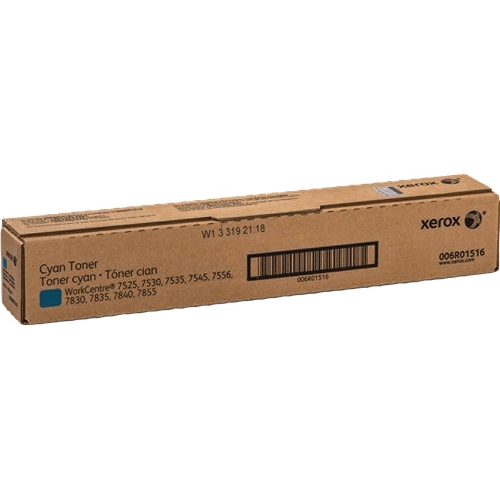 Xerox WorkCentre 7525/7535/7545/7830 Cyan Original Toner Cartridge - 006R01516