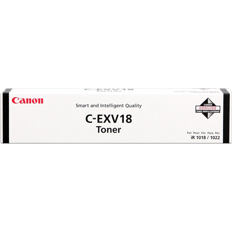 Canon CEXV18 Black Original Toner Cartridge - 0386B002