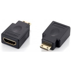 Adaptador desde mini HDMI macho a HDMI hembra