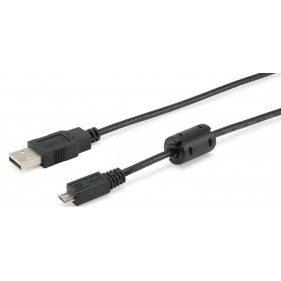 Cable desde USB-A macho a micro USB-B macho 2.0 longitud 1 metro con ferrita