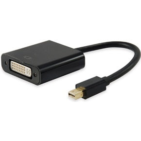 Adaptador desde mini DISPLAYPORT macho a DVI-D hembra DUAL link