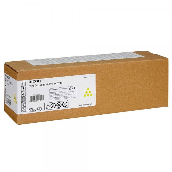 Ricoh MC240/PC200 Amarillo Cartucho de Toner Original - 408454/M C240Y. 4.500 Paginas