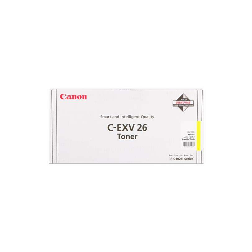 Canon CEXV26 Amarillo Cartucho de Toner Original - 1657B006. 6.000 Paginas
