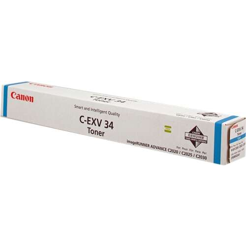 Canon CEXV34 Cyan Cartucho de Toner Original - 3783B002. 19.000 Paginas