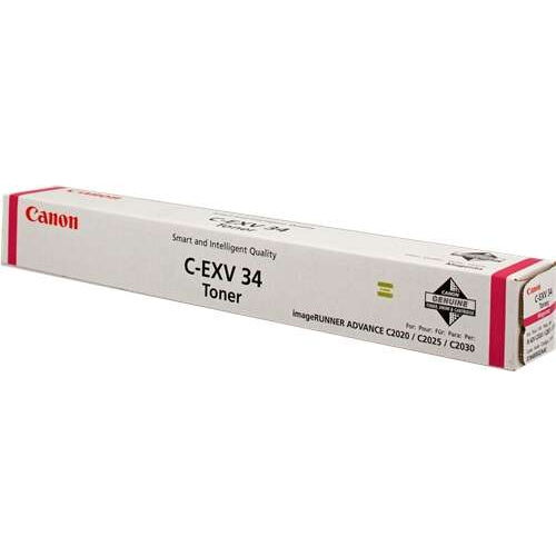 Canon CEXV34 Magenta Cartucho de Toner Original - 3784B002. 19.000 Paginas