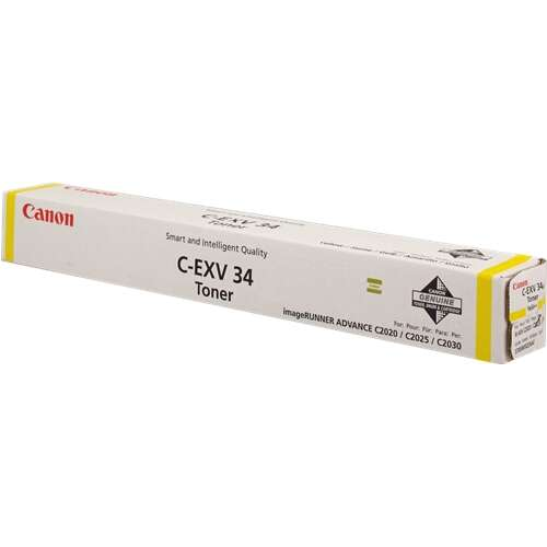 Canon CEXV34 Amarillo Cartucho de Toner Original - 3785B002. 19.000 Paginas