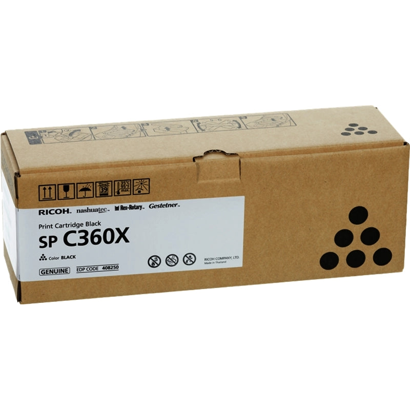 Ricoh Aficio SP-C361 Negro Cartucho de Toner Original - 408250/SPC360X. 10.000 Paginas