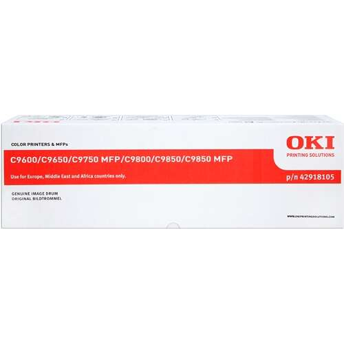 OKI C9600/C9650/C9655/C9800/C9850 Amarillo Tambor de Imagen Original - 42918105. 30.000 Paginas