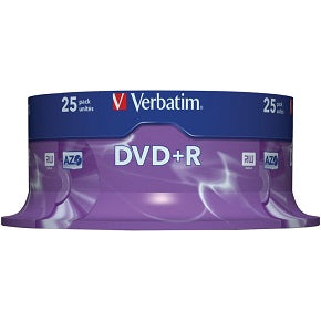 Dvd + r 4.7 gb 120 min 16x tarrina 25 uds