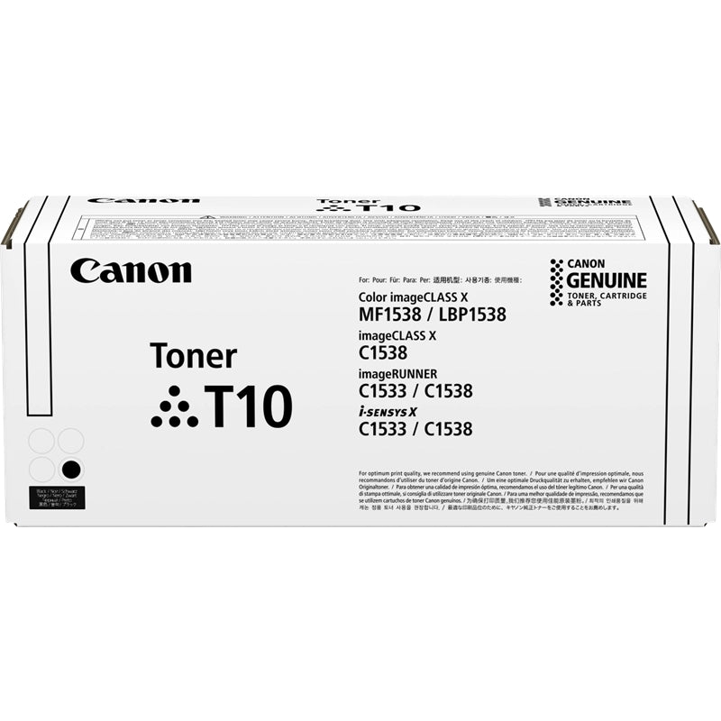 Canon T10 Black Original Toner Cartridge - 4566C001