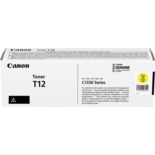 Canon T12 Amarillo Cartucho de Toner Original - 5095C006. 5.300 Paginas