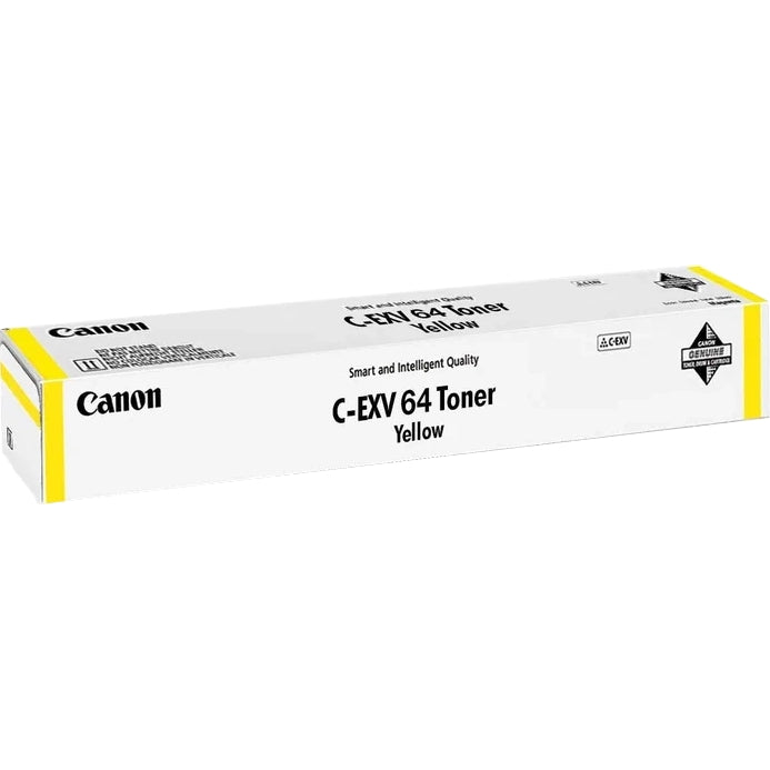 Canon CEXV64 Amarillo Cartucho de Toner Original - 5756C002. 25.500 Paginas