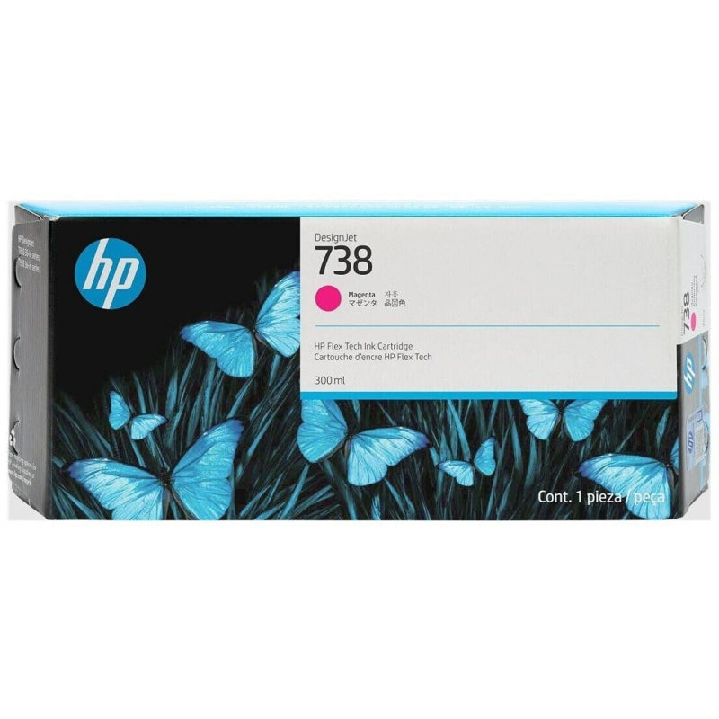 HP 676M7A Magenta Cartucho de Tinta Original - 738. 300 ml