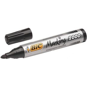 Rotulador permanente de punta fibra acrilica 4.9mm trazo 1.7mm marking 2000 color negro