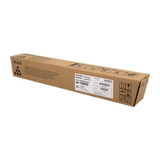 Ricoh Aficio MP-C4503/MP-C5503/MP-C6003 Negro Cartucho de Toner Original - 841853. 33.000 Paginas