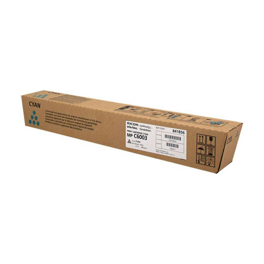 Ricoh Aficio MP-C4503/MP-C5503/MP-C6003 Cyan Cartucho de Toner Original - 841856. 22.500 Paginas