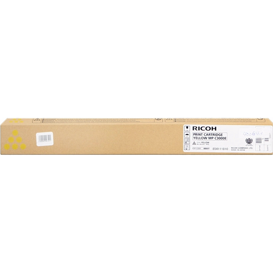 Ricoh Aficio MP-C2500/MP-C3000 Amarillo Cartucho de Toner Original - 888641/888637/842031. 15.000 Paginas