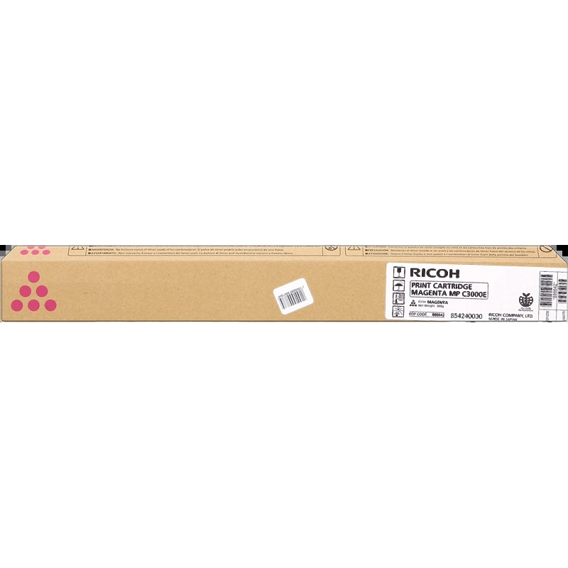 Ricoh Aficio MP-C2500/MP-C3000 Magenta Original Toner Cartridge - 888642/888638/842032. 15,000 Pages