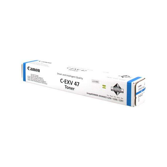 Canon CEXV47 Cyan Cartucho de Toner Original - 8517B002. 21.500 Paginas