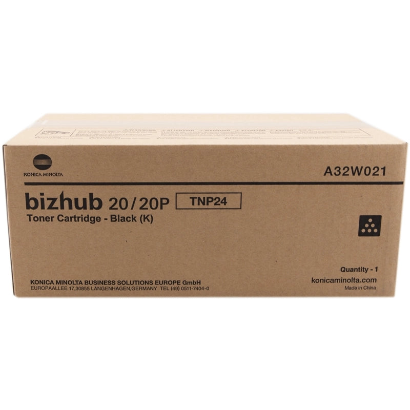 Konica Minolta TNP24 Negro Cartucho de Toner Original - A32W021. 8.000 Paginas
