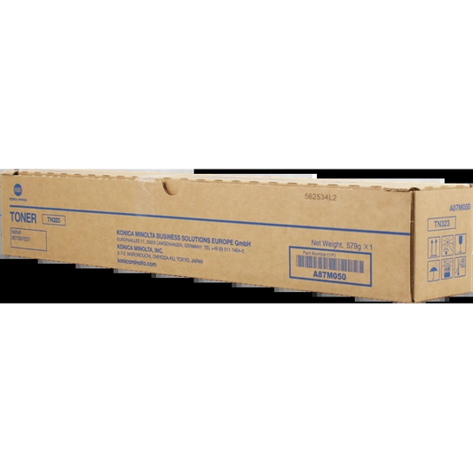 Konica Minolta TN323 Negro Cartucho de Toner Original - A87M050. 23.000 Paginas