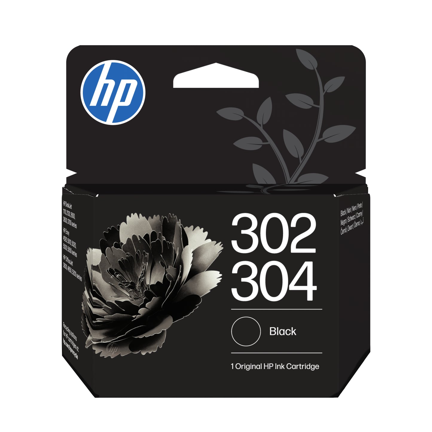 HP 302/304 Cartucho de Tinta Negro Original - B7RT7AE/F6U66AE/N9K06AE