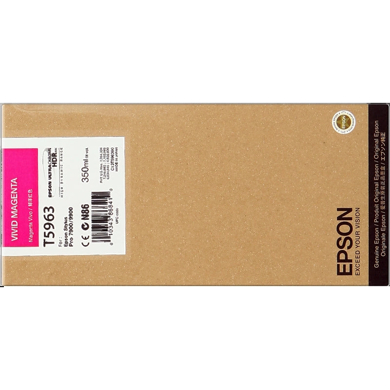 Epson T5963 Magenta Cartucho de Tinta Original - C13T596300. 350 ml
