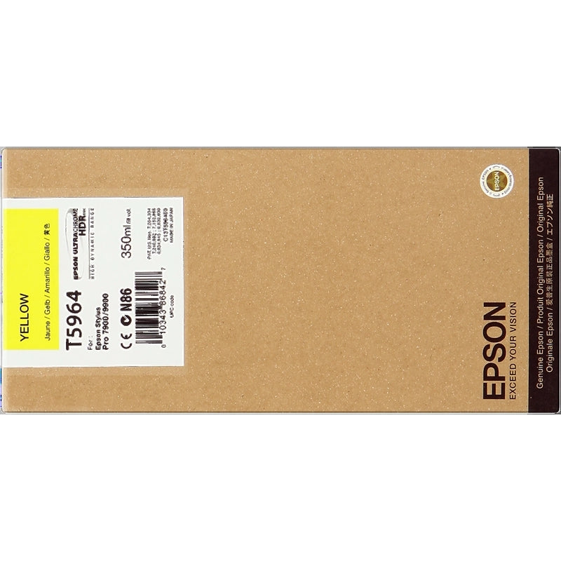 Epson T5964 Amarillo Cartucho de Tinta Original - C13T596400. 350 ml
