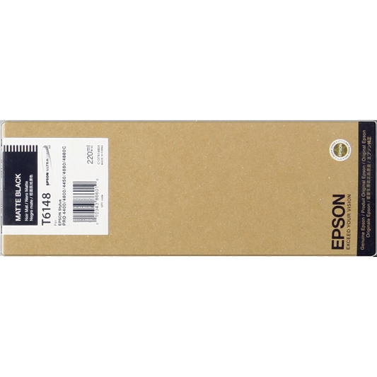 Epson T6148 Negro Mate Cartucho de Tinta Original - C13T614800. 220 ml