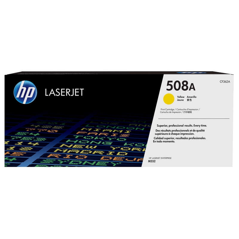 HP CF362A Amarillo Cartucho de Toner Original - 508A. 5.000 Paginas
