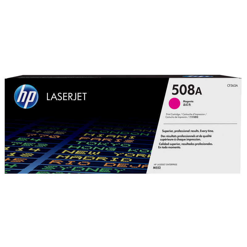 HP CF363A Magenta Cartucho de Toner Original - 508A. 5.000 Paginas