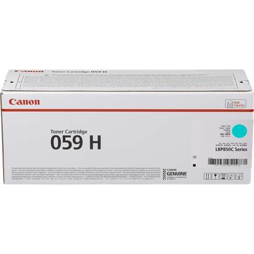 Canon 059H Cyan Cartucho de Toner Original - 3626C001. 13.500 Paginas