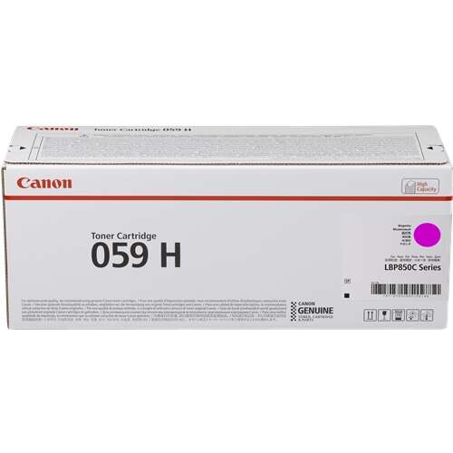 Canon 059H Magenta Cartucho de Toner Original - 3625C001. 13.500 Paginas