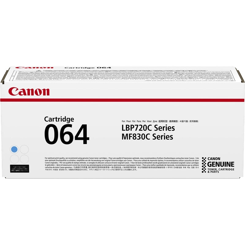 Canon 064 Cyan Cartucho de Toner Original - 4935C001. 5.000 Paginas