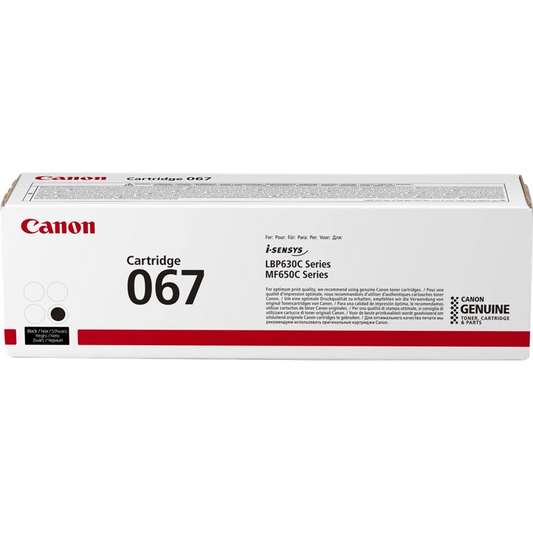 Canon 067 Negro Cartucho de Toner Original - 5102C002. 1.350 Paginas