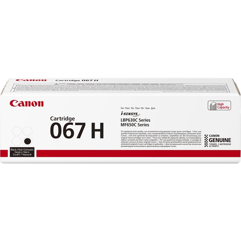 Canon 067H Negro Cartucho de Toner Original - 5106C002. 3.130 Paginas